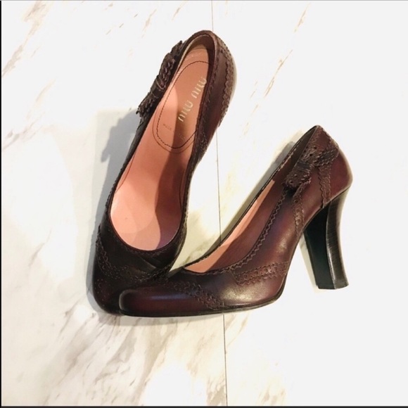 Miu Miu Shoes - MIU MIU Brogue pumps
